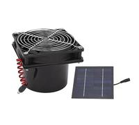 Aurikall pour la Ventilation et Le Refroidissement dans Les serres, Les granges et Les greniers, kit de Ventilateur d'extraction Solaire avec Panneau Solaire de 50 W et Tension de
