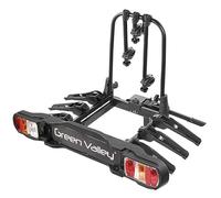 Aurilis Porte-vélos Discovery 3 pour 3 vélos électriques avec petit format pliable AHK Porte-vélos arrière Porte-vélos pour voiture et fourgon