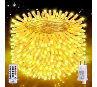 Auriostar Guirlande Lumineuse Exterieure 30m 300LEDs, étanche IP44 Guirlande Lumineuse Sapin de Noel, 8 Modes Guirlande Lumineuse Intérieur Extérieur avec Télécommande pour Chambre, Terrasse, Jardin
