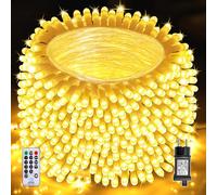 Auriostar Guirlande Lumineuse Exterieure, 40m 400LEDs Guirlande Lumineuse Noel Intérieur et Extérieur étanche IP44, 8 Modes avec Télécommande pour Noël, Chambre, Décoration Sapin de Noel
