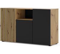 AURIS 3 A COIFFE POLYVALENT 135x42x82 cm CHÊNE NOIR MAT