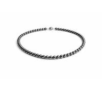 Auris Collier magnétique en perles hématite grises pour bien-être