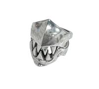 Auriselle Bague Homme Réglable Géométrique Dent de Diable Casque Vintage Viking Rétro Bague ouverte et fermée Bague de Pouce Gothique Punk Bijoux Cadeaux pour Homme Garçon Père