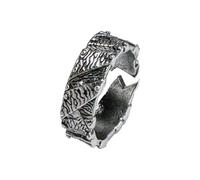 Auriselle Bague Homme Réglable Géométrique Irrégulière Vintage Viking Rétro Bague Ouverte Pouce Gothique Bijoux Cadeaux pour Homme Garçon Père