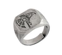 Auriselle Bague Homme Réglable Oeil D'Horus Totem Vintage Viking Rétro Bague Ouverte Pouce Gothique Bijoux Cadeaux pour Homme Garçon Père