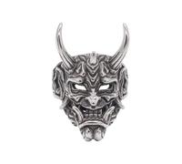 Auriselle Bague Homme Réglable Totem Démon Masque Vintage Viking Rétro Bague Ouverte Pouce Gothique Punk Bijoux Cadeaux pour Homme Garçon Père, Argent