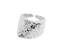 Auriselle Bague pour Homme Réglable Texture Géométrique Vintage Viking Rétro Irrégulière Ouverte Bague de Pouce Gothique Bijoux Cadeaux pour Hommes Garçons Père