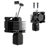 AURIVEE Kit Hotend complet en Acier Trempé Original pour P1P P1S, avec Ventilateur, Thermistor, Chauffage Céramique, Buse 0.4mm & Bloc Chauffant