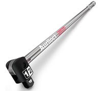 Aurlloct Poignée Articulée 1/2", Barre de Force de 81 cm Robuste e Force avec Tête Flexible 250°, Manche Articulée avec Bille de Détente à Ressort, pour Réparations Auto et Atelier