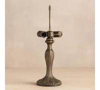 Auroh Base de lampe de table Tiffany pour abat-jour en vitrail de 40,6 cm | Convient aux abat-jours en vitrail de style Tiffany. Matériel de montage et support d'ampoule inclus. Facile à installer.