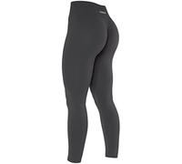 AUROLA Dream Collection Legging d'entraînement pour femme Taille haute sans couture Scrunch athlétique course gym fitness, anthracite, Taille M