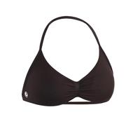 AUROLA Influence - Soutien-Gorge de Sport à Bretelles pour Femme, Dos Nu, rembourré, à Bretelles, pour entraînement, Gym, Yoga avec Bonnets Amovibles, café, Taille S