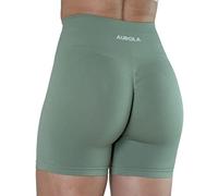 AUROLA Workout Shorts Women Yoga, Vert Iceberg, M Femme