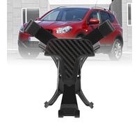 AUROLYNNE Support Stand Téléphone Mobile pour Qashqai J10 2006-2013 Navigation Voiture Flexible Réglable Fibre Carbone Noir