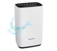 Auronic Deshumidificateur Electrique - 20L/jour, Blanc, Silencieux, 360° Airflow, 4L Réservoir, Mode Automatique, Continu, Silencieux, Séchage Linge, Vidange Continue, 40m², 13.6kg, 378W, AU3272
