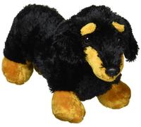 Aurora, 12750, Mini Flopsies Vienna The Dachshund, 20cm, Juguete de Peluche, Neg