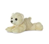 Aurora, 13294, Mini Flopsie Ours Polair, 20 cm, Peluche, Beige