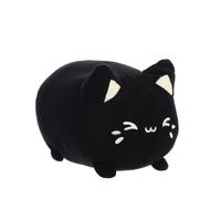 AURORA, 14272, Tasty Peach Black Sesame Meowchi, 7In, Eco-friendly soft toy