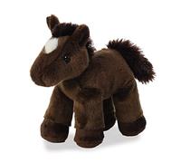 Aurora, 16486, Mini Flopsies Chestnut Le Cheval 20 cm, Peluche, Marron
