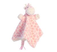 AURORA, 20842 Baby Gigi Girafe, Doudou marionnette à Doigts Rose