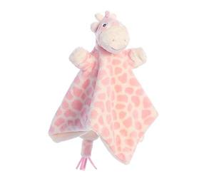 AURORA, 20842 Baby Gigi Girafe, Doudou marionnette à Doigts Rose