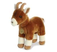 Aurora, 26376, MiYoni Chèvre, 28cm, Peluche éco-Responsable Marron