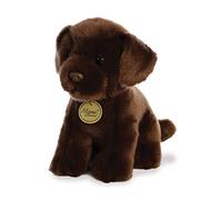 Aurora, 26379, MiYoni Labrador Chocolat, 11In, Peluche, Marron foncé