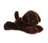 Aurora, 31257, Mini Flopsie Lil Lucky Labrador Chocolat, Peluche, Marron