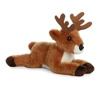 Aurora, 31307, Mini Flopsie Cerf 20 cm, Peluche, Marron