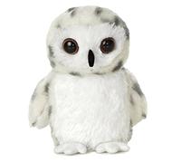 Mini Flopsie Snowy Owl Soft Toy Stuffed Animal 8 Inches By Aurora