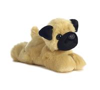 Aurora, 31369, Mini Flopsies Mr Pugster Pug, 8In, Soft Toy, Brown and Black