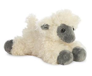 Aurora, 31376, Mini Flopsies Mouton de Face, 20 cm, Peluche, Blanc