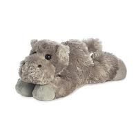 Aurora, 31385, Mini Flopsie Howie l'Hippopotame, 20 cm, Peluche, Gris
