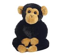 Aurora, 31710, Mini Flopsies Clyde Le Chimpanzé, 20 cm, Peluche, Noir et Marron