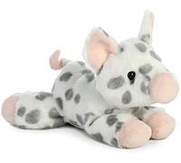 Aurora, 31743, Mini Flopsies Porcelet tacheté, 20 cm, Peluche, Blanc Multicolore
