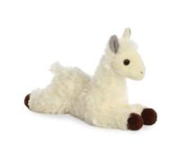 Aurora, 31744, Mini Flopsies Lama, 20 cm Cuddly Llama Peluche, Blanc