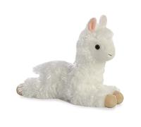 Aurora, 31767, Mini Flopsies Alpaga, 20 cm, Peluche, Blanc