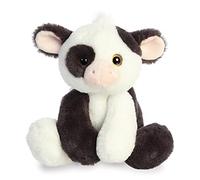 Aurora, 31940, Flopsies Bessie Vache, Peluche, Marron et Blanche, 30cm