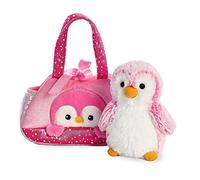Aurora, 32832, Fancy Pal, Peek-A-Boo Penguin, 8In, Peluche, Rose