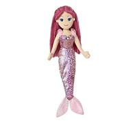 Aurora, 33069, Sea Sparkles Sirène Maryn, 46 cm, Peluche, Rose