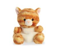 Aurora, 33473, Palm Pals, Chat Roux tigré Meow, 13 cm, Peluche, Orange
