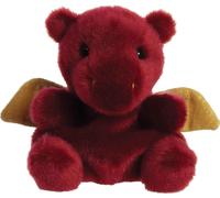 Aurora World Aurora, 33535, Palm Pals Aidan Le Dragon, 13 cm, Peluche, Marron