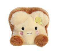 Aurora World- Aurora, 33574, Palm Pals Buttery Toast,13cm,Peluche éco-Responsable,Marron, Brown, Moyen