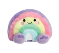 Aurora World - Peluche Palm Pals Vivi Rainbow - 130 mm - Rose, Violet, Jaune