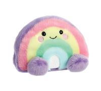 Aurora, 33577, Palm Pals Vivi Rainbow 5In, Soft Toy, Pink, Purple, Yellow