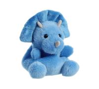 Aurora World - Peluche Palm Pals Tank Triceratops (33616) 13 cm Bleu
