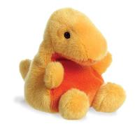 Aurora World - Peluche Palm Pals Thunder Bronto 33618, 13 cm, jaune