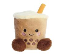 Aurora World Peluche Palm Pals Milky Bubbletea – Toucher ultra doux – Marron 13 cm