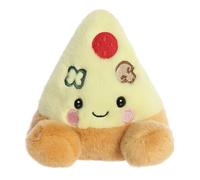 Aurora World – Peluche Palm Pals Peppa Pizza 33688 Jaune et marron 13 cm