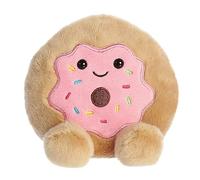 Aurora World – Peluche Palm Pals Claire Donut – Éco-responsable 13 cm – Marron et rose